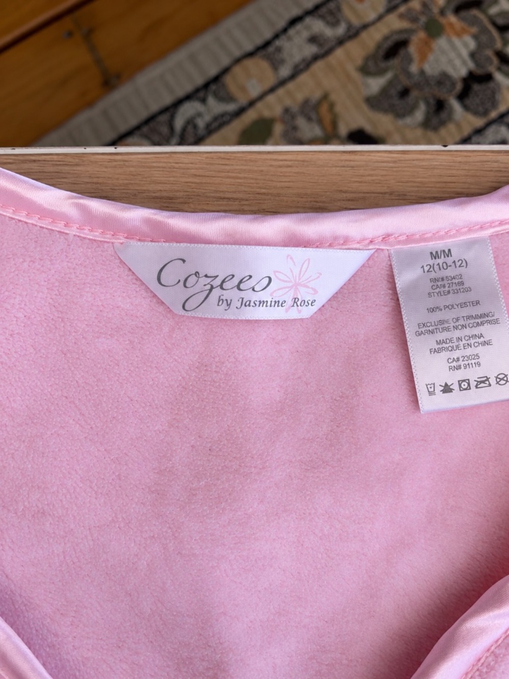 Fleece Bed Jacket - Picture 8 of 9